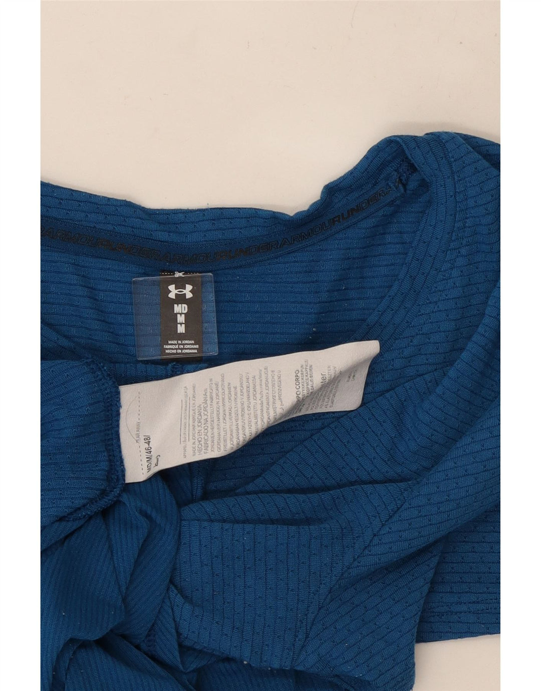 Maglietta da donna UNDER ARMOUR UK 14 Poliestere blu medio