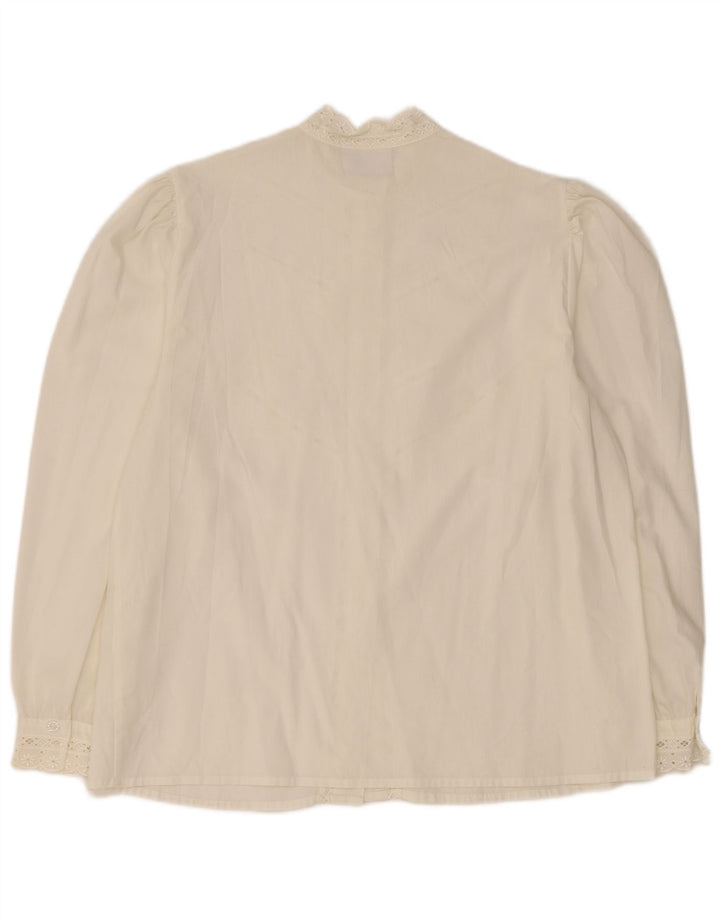 Camicetta da donna MEICO EU 44 XL Bianca floreale