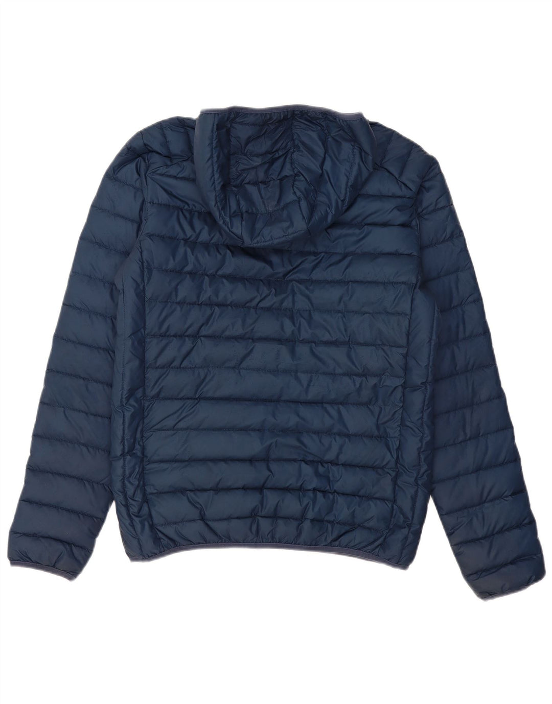 ELLESSE Giacca imbottita con cappuccio da uomo UK 36 Small Poliestere blu navy