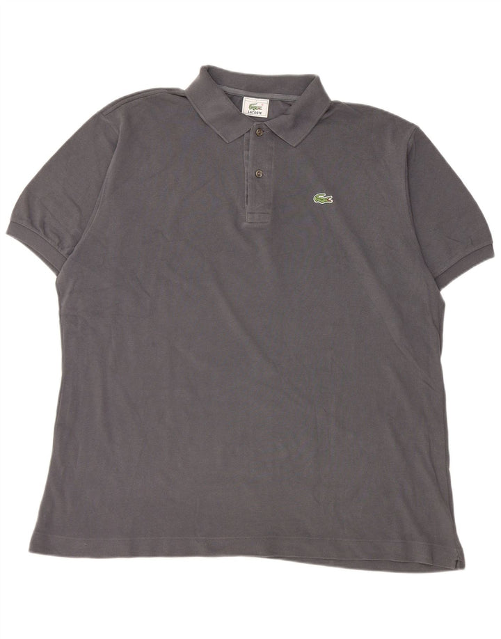 Polo da uomo Lacoste taglia 7 2XL cotone grigio