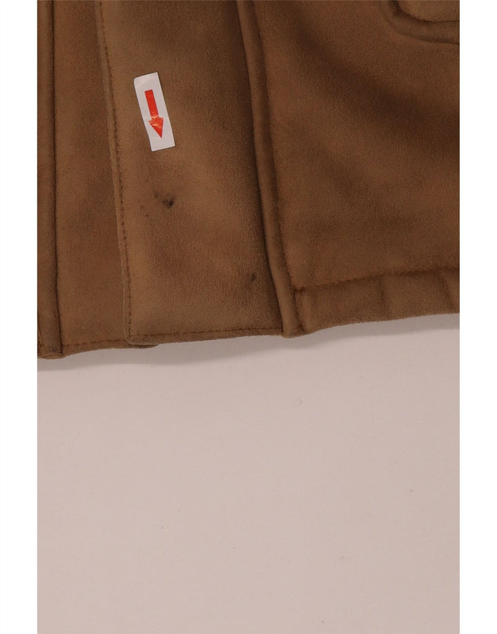 Giacca Sherpa con cappuccio da uomo Conbipel Studio UK 38 Poliestere marrone medio