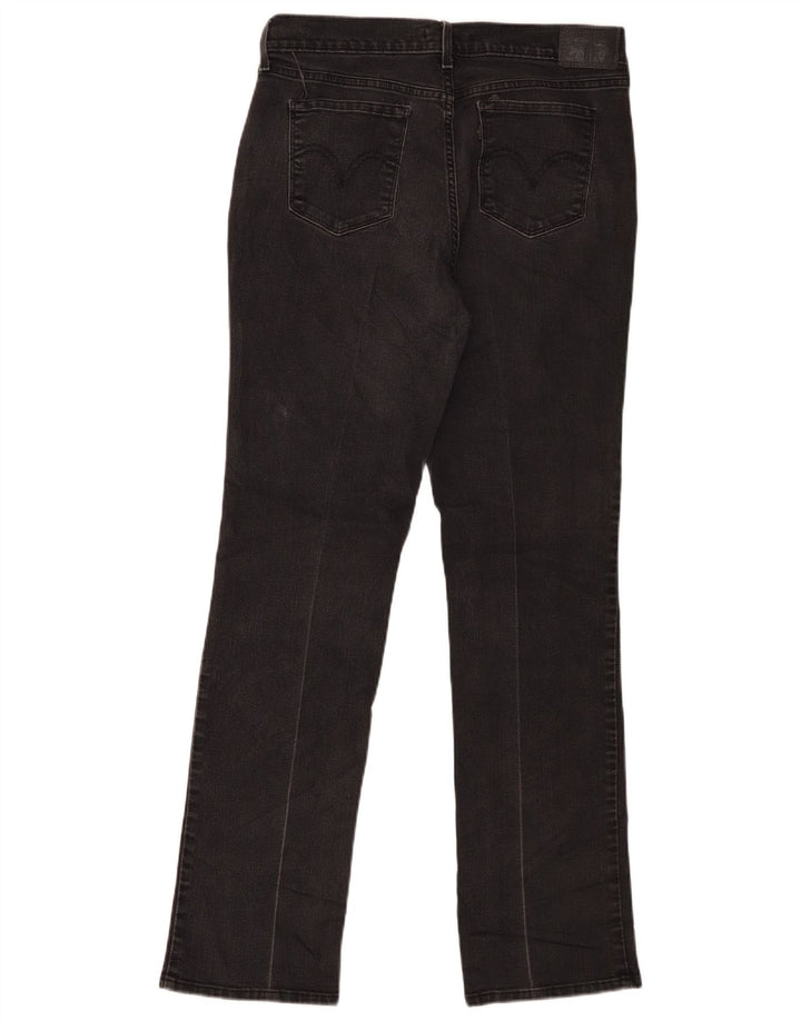 Jeans dritti Levi's 505 da donna W30 L32 cotone nero