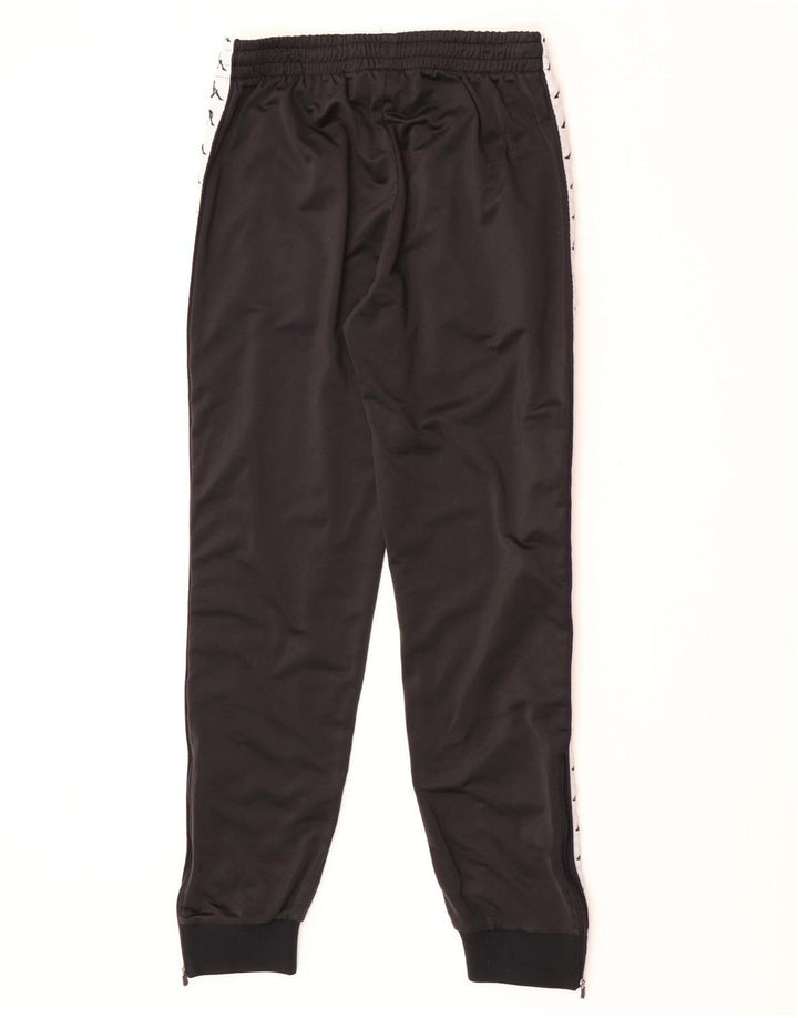 Pantaloni da tuta con grafica Kappa da uomo Joggers Medium Black Colourblock