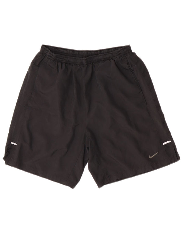 Pantaloncini sportivi Nike Dri Fit da uomo piccoli in poliestere nero