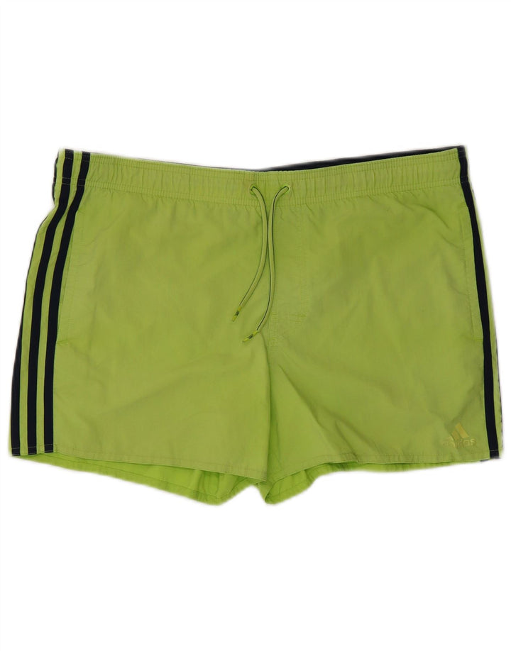 Pantaloncini da bagno da uomo ADIDAS verde medio in poliestere