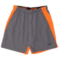 Pantaloncini sportivi Nike Dri Fit da uomo, grandi, in poliestere color block grigio