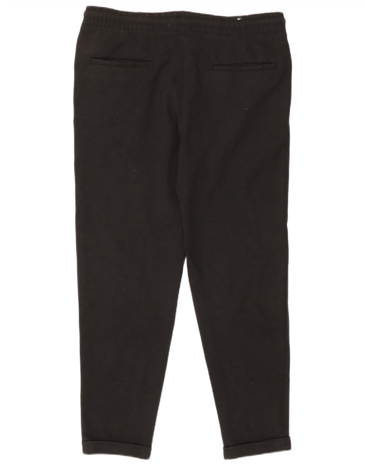 Pantaloni corti da uomo Zara medi W31 L26 poliestere nero