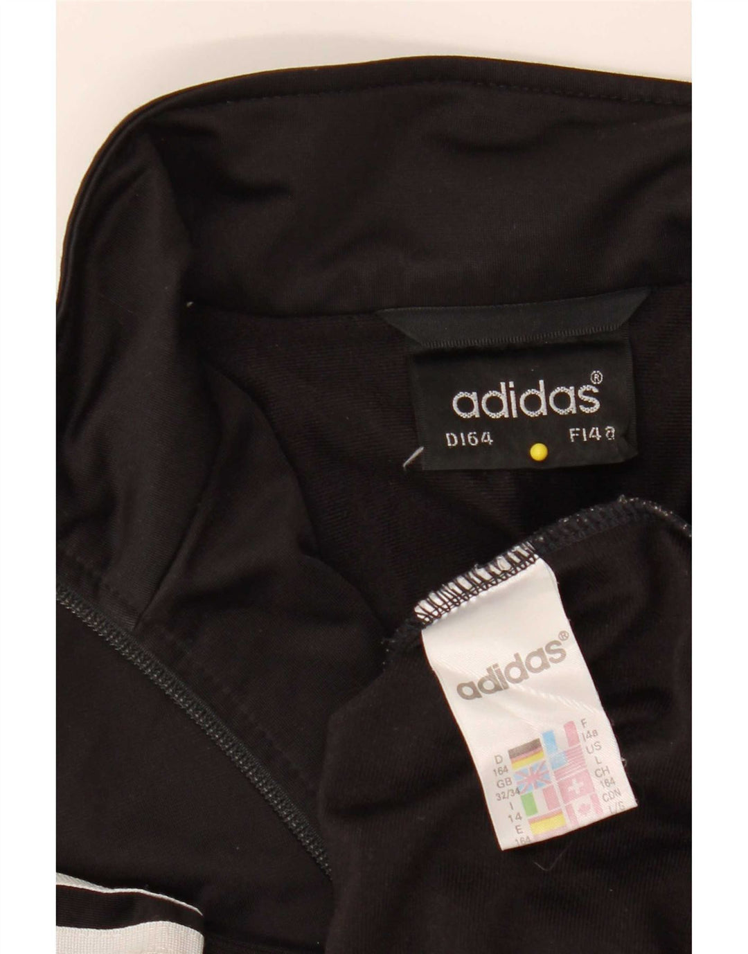 Giacca Top della tuta da ragazzo Adidas 13-14 anni in poliestere nero