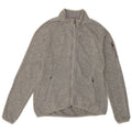 Giacca da tuta da donna Eddie Bauer UK 14 Poliestere grigio medio