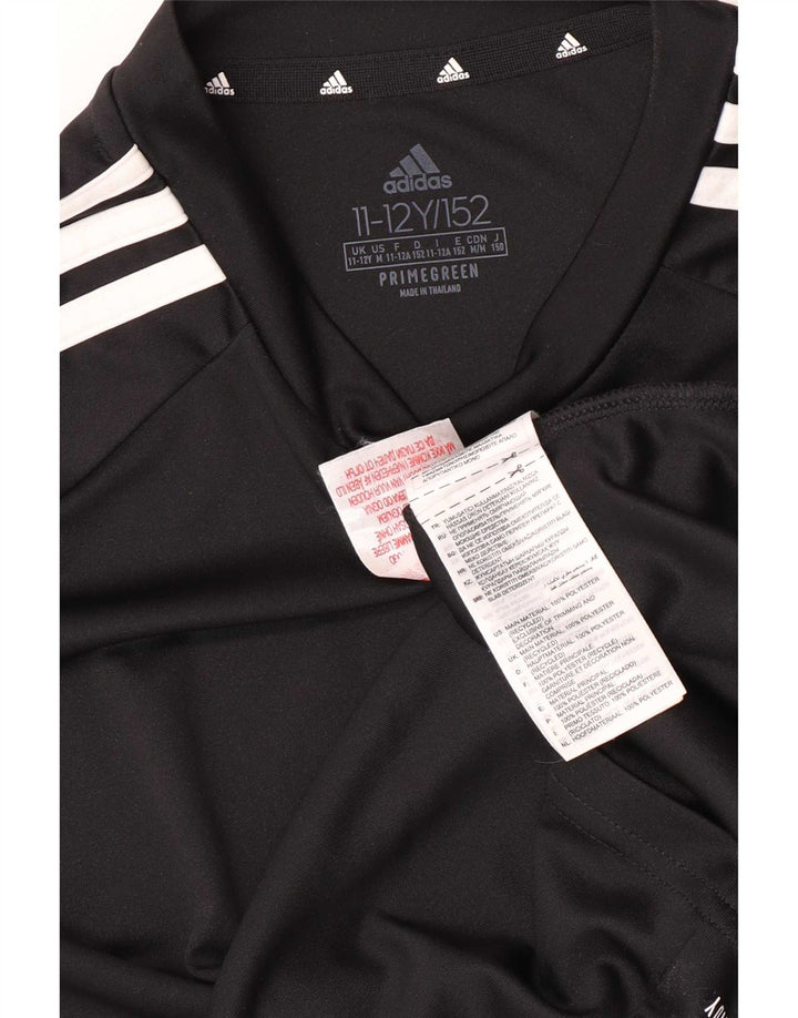 Maglietta Adidas Aeroready Regular da ragazzo, 11-12 anni, in poliestere nero