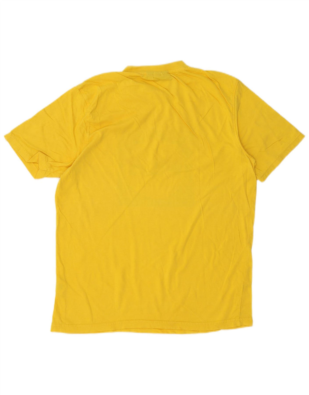 T-shirt grafica da uomo Fila Top in cotone giallo medio