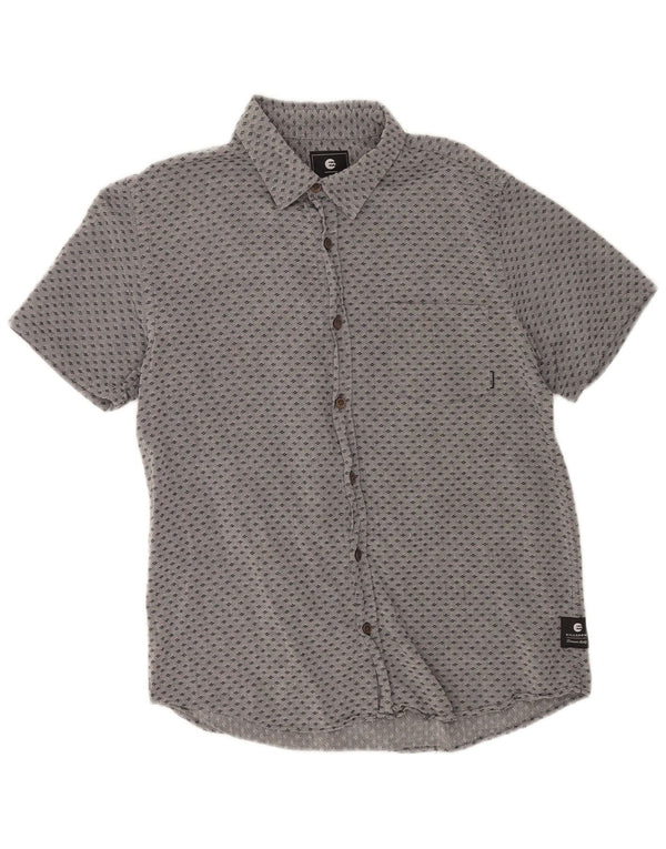Camicia a maniche corte da uomo Billabong piccola grigia maculata