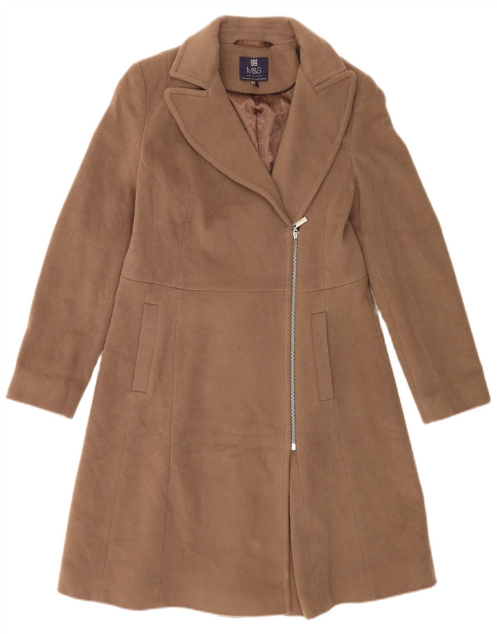 Soprabito da donna Marks & Spencer UK 10 piccolo in lana beige