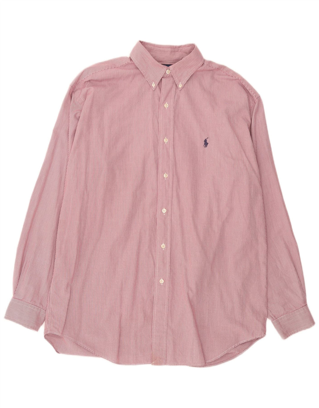 Camicia Ralph Lauren da uomo Blake vestibilità ampia in cotone a quadri rosa medio