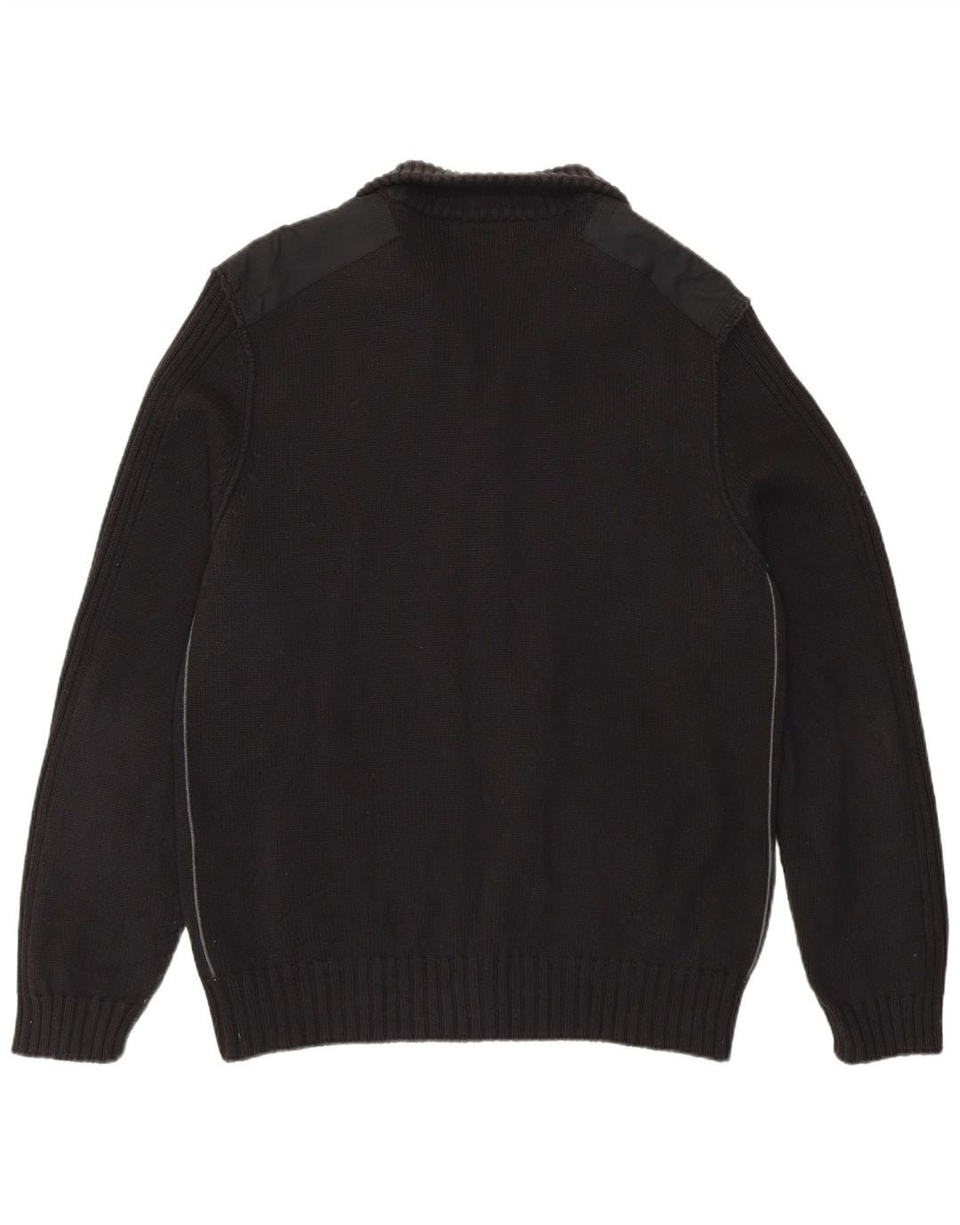 Maglione cardigan da uomo Calvin Klein grande cotone nero
