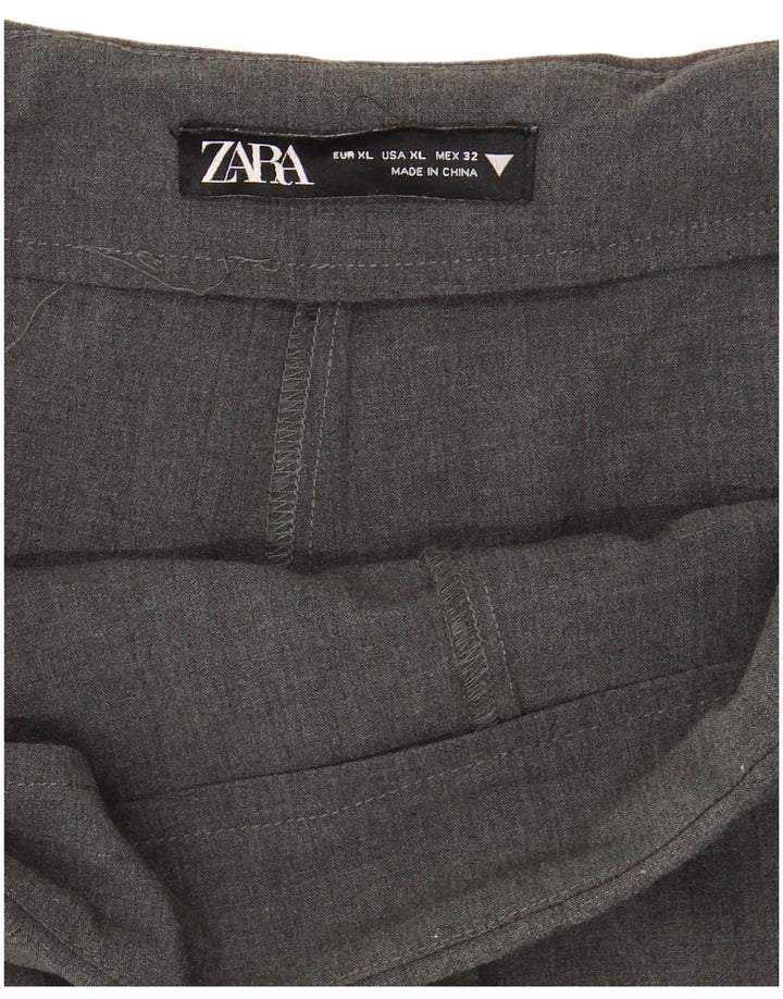 Gonna corta Zara Donna XL W36 Grigia