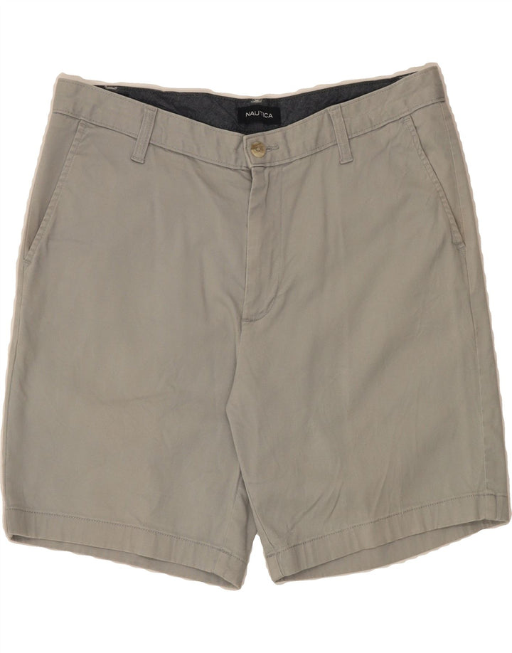 NAUTICA Mens Chino Shorts W34 Large  Grey Cotton Vintage Nautica and Second-Hand Nautica from Messina Hembry 