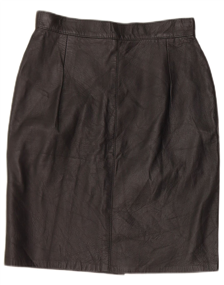 Gonna Tubino Donna Caracciolo W26 Piccola in Pelle Nera