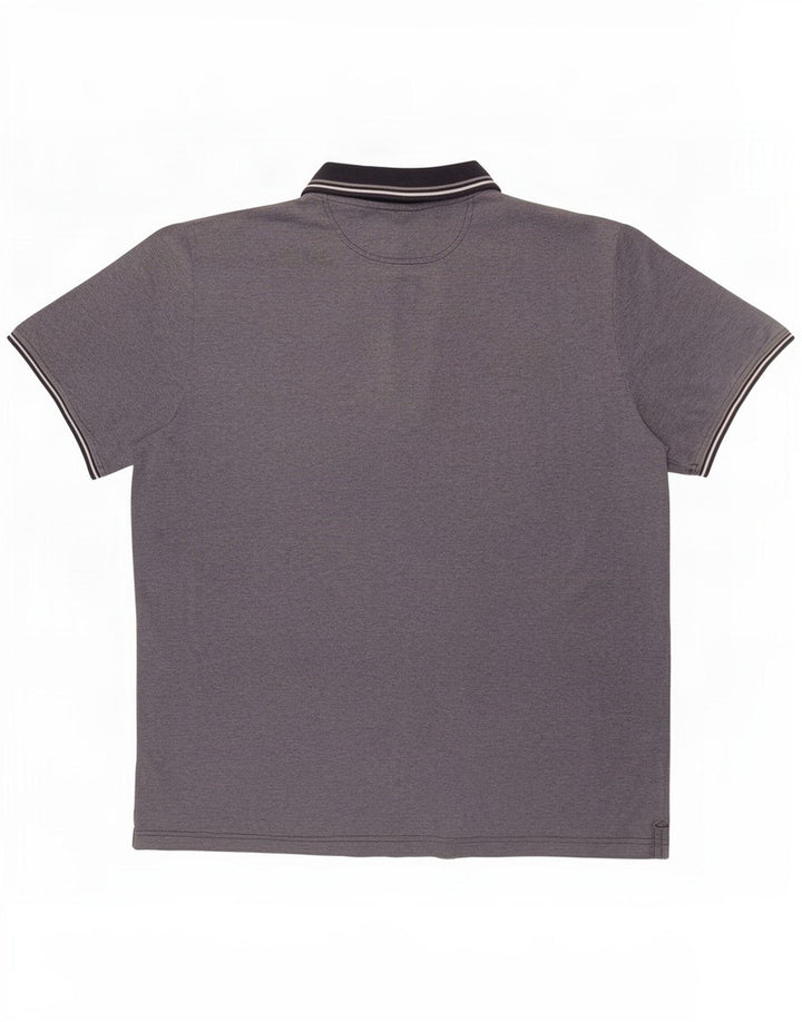 Polo da uomo Champion 3XL cotone a righe blu