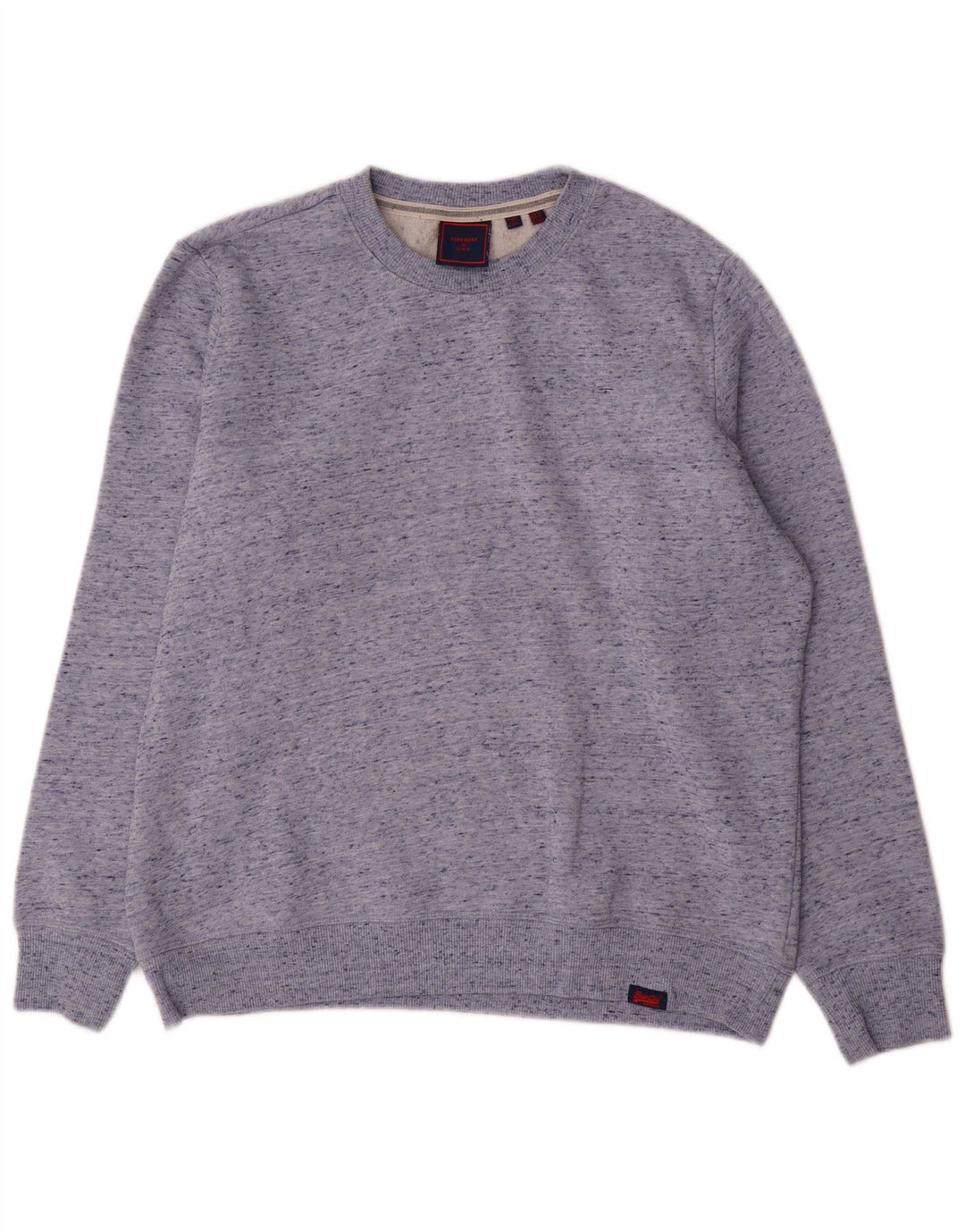 Felpa oversize da donna Superdry Jumper UK 12 Medium Blue Flecked