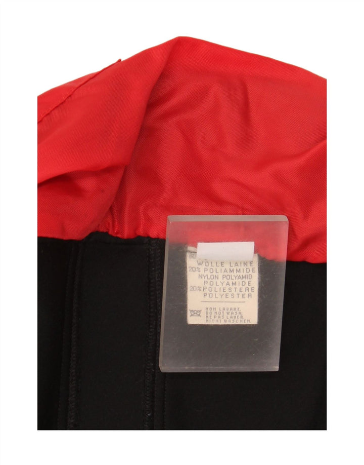 Cappotto da marinaio oversize da donna Murphy & Nye UK 14 lana nera media