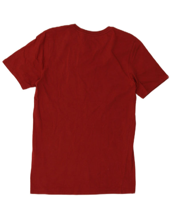 T-shirt grafica da uomo NIKE Top piccola in cotone bordeaux