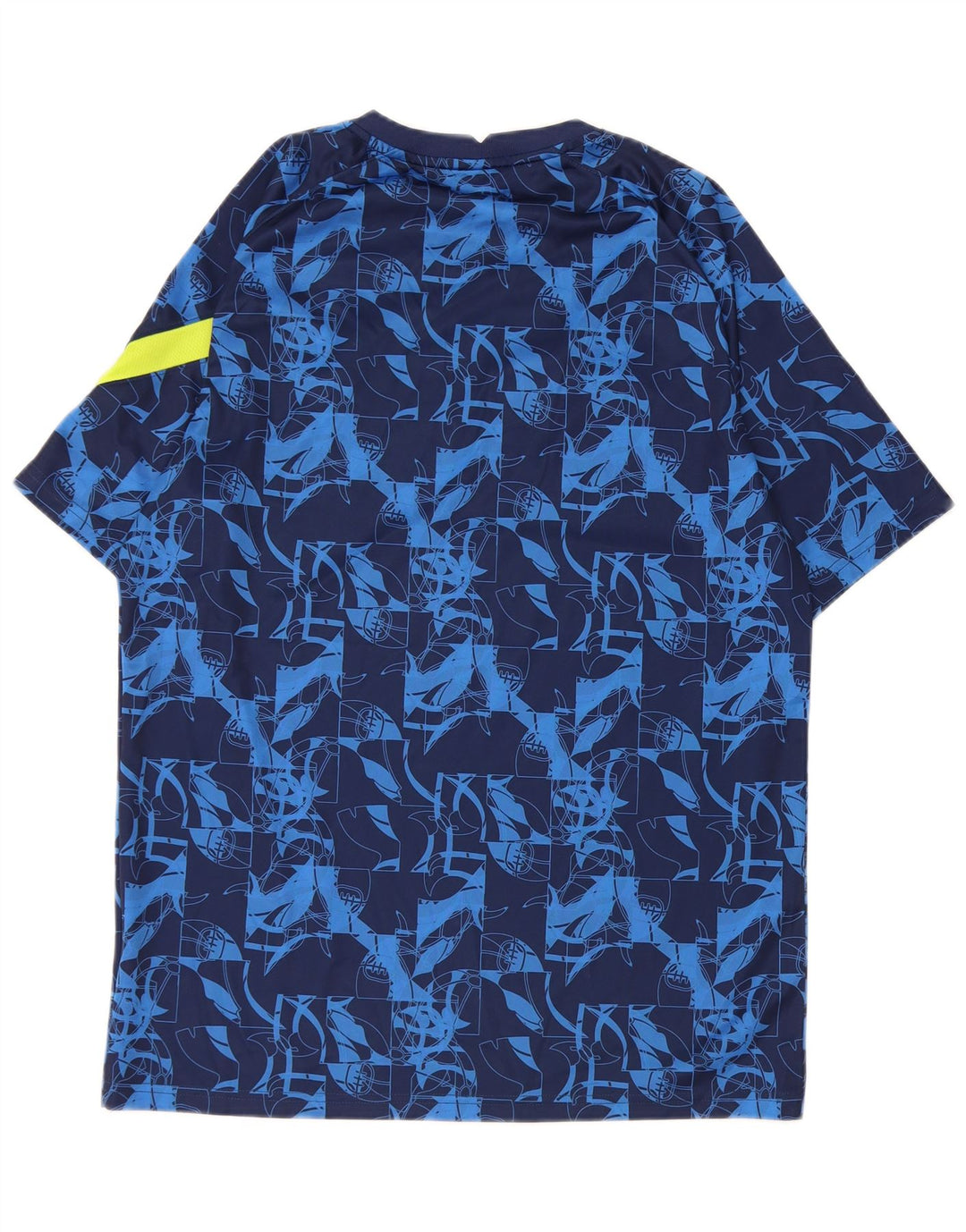 T-shirt Nike Tottenham Hotspur da uomo, grande, blu navy geometrica