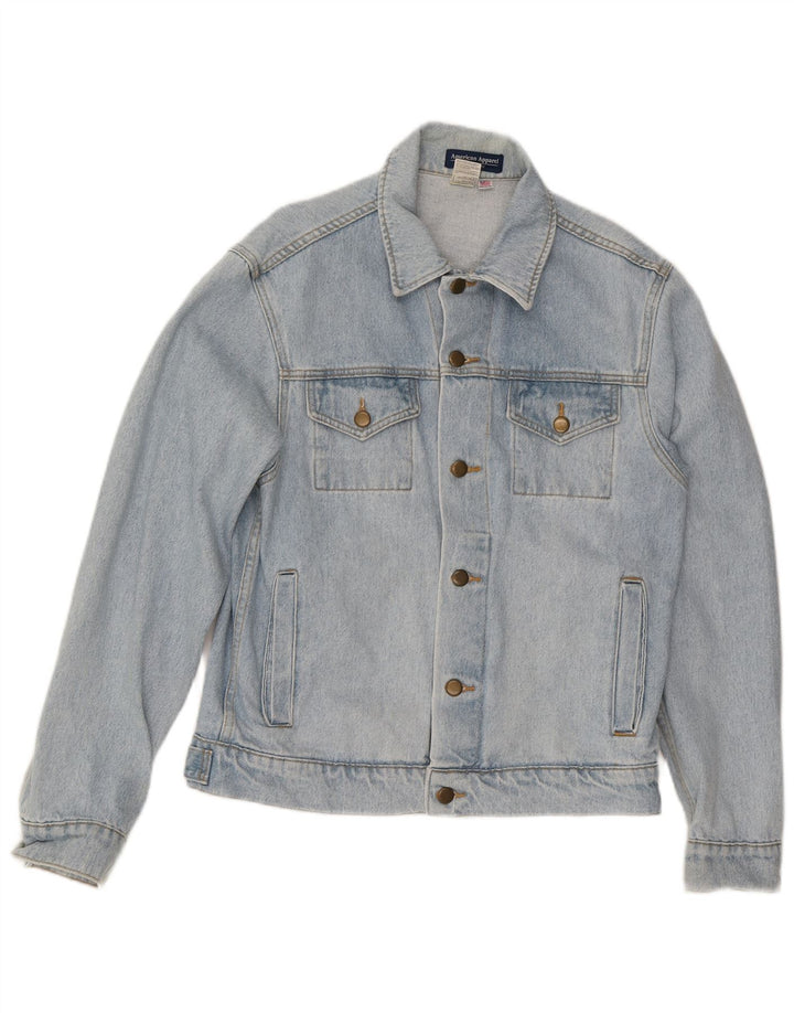 Giacca di jeans da uomo American Apparel UK 38 Cotone blu medio