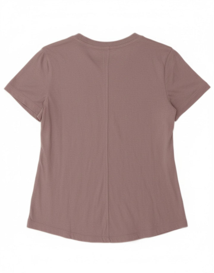REEBOK Womens Graphic T-Shirt Top UK 12/14 Medium Pink