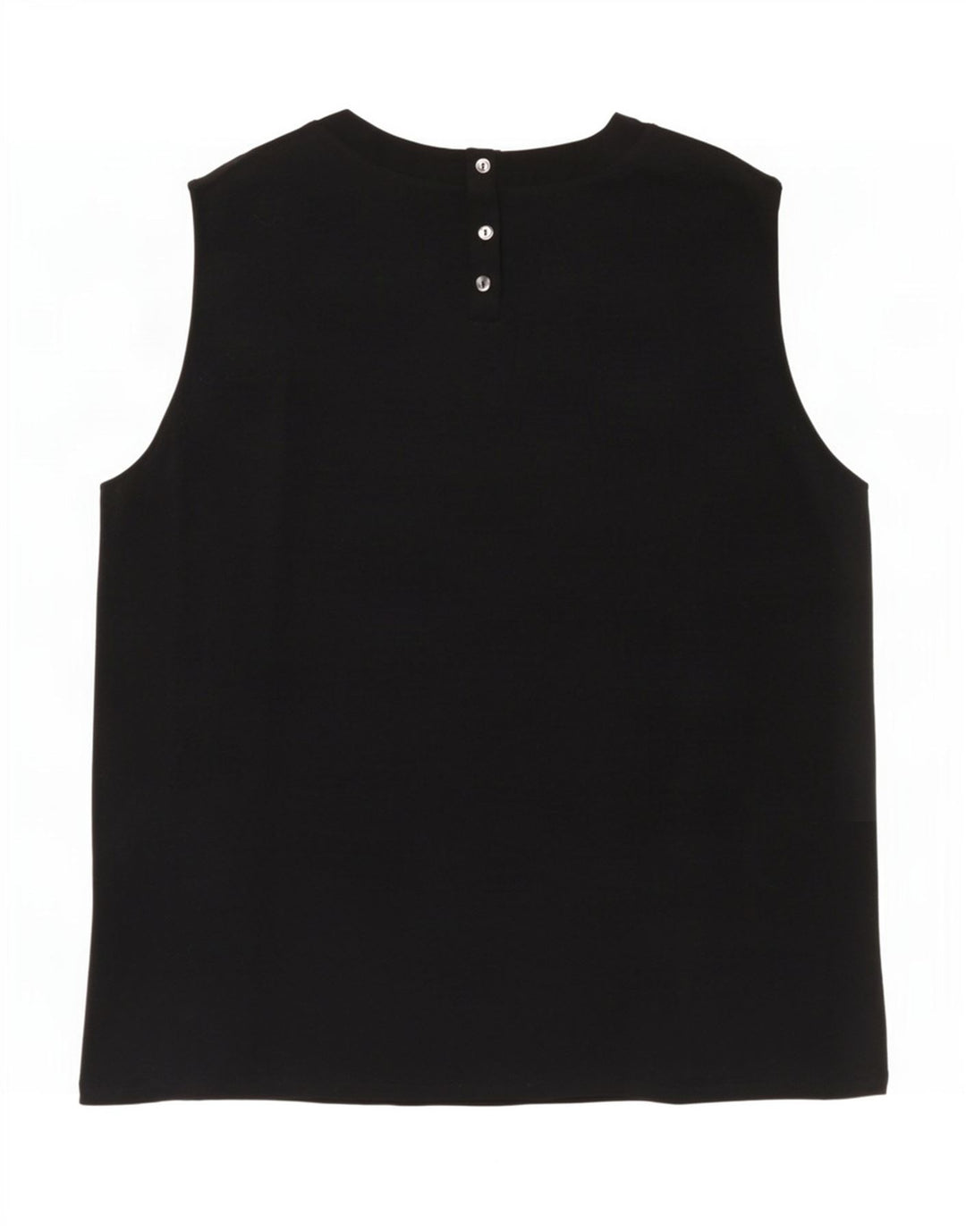 Max Mara Camicetta senza maniche da weekend da donna Top UK 16 Large Nero