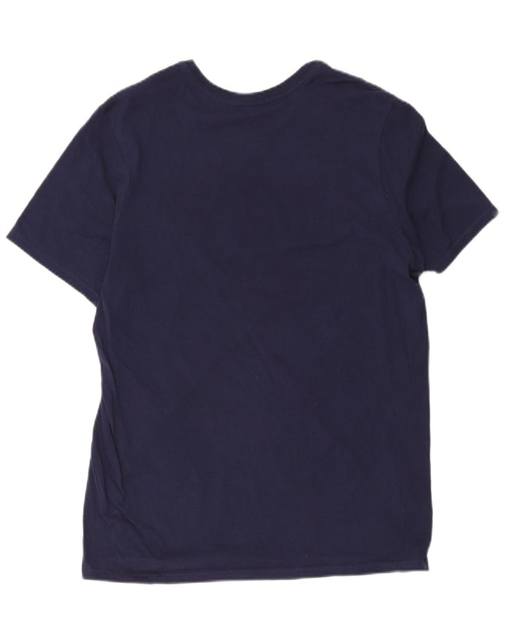 T-shirt grafica Nike da uomo con taglio atletico, colore blu navy medio