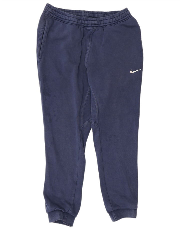 NIKE Pantaloni da tuta da uomo Joggers Large Blu Navy in cotone