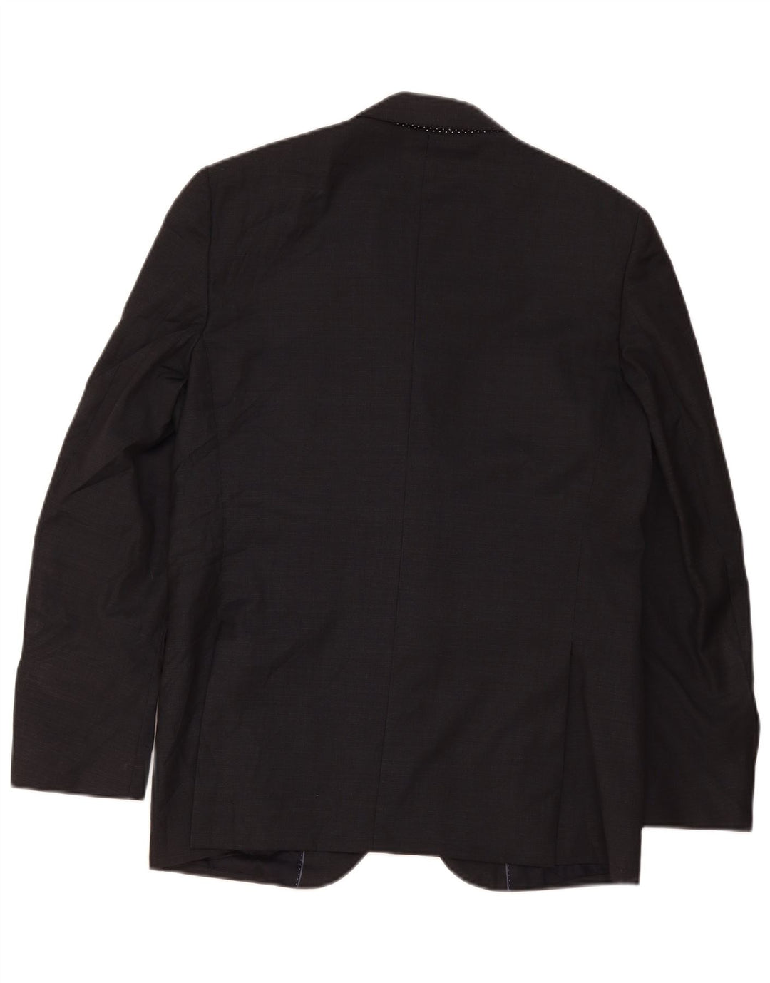 Giacca blazer da uomo a 2 bottoni Massimo Dutti EU 52 grande lana nera