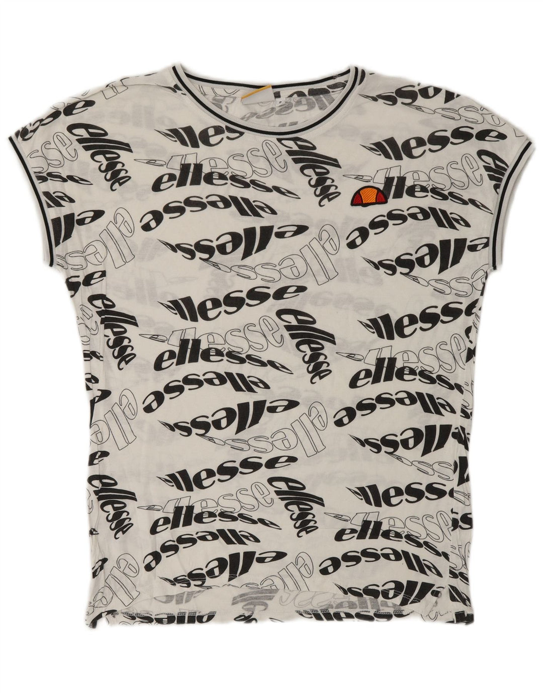 ELLESSE T-shirt grafica da uomo Top piccola bianca