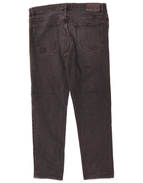 Jeans Straight Uomo Trussardi W34 L29 Cotone Grigio