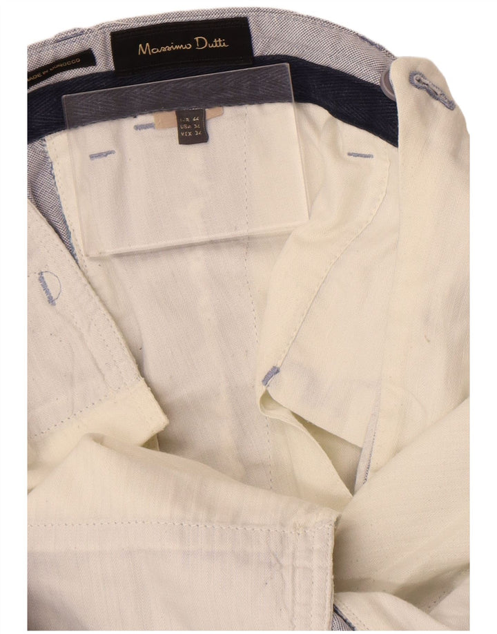 Pantaloncini chino da uomo Massimo Dutti EU 44 Large W34 Blu