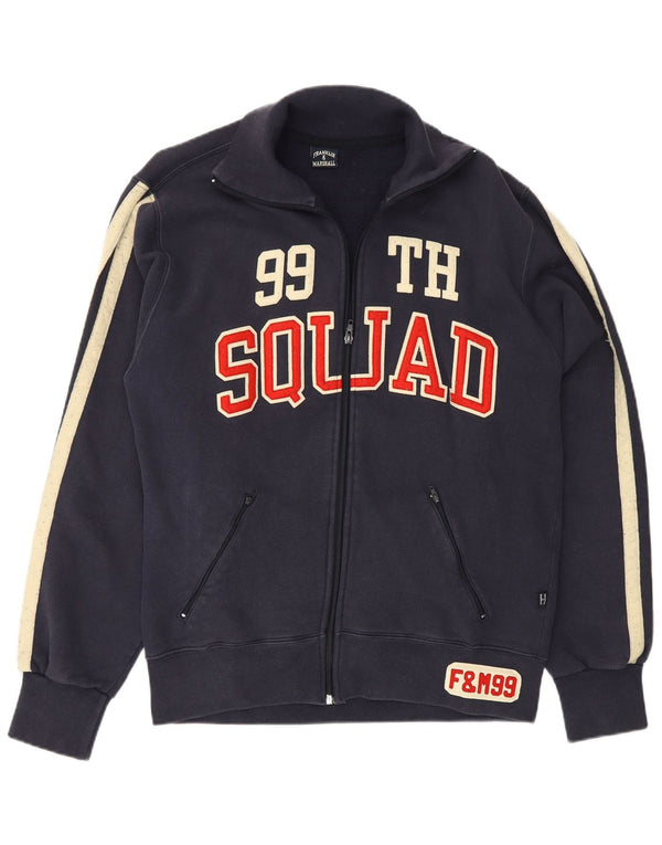 Giacca da ginnastica da uomo Franklin & Marshall, colore blu navy medio
