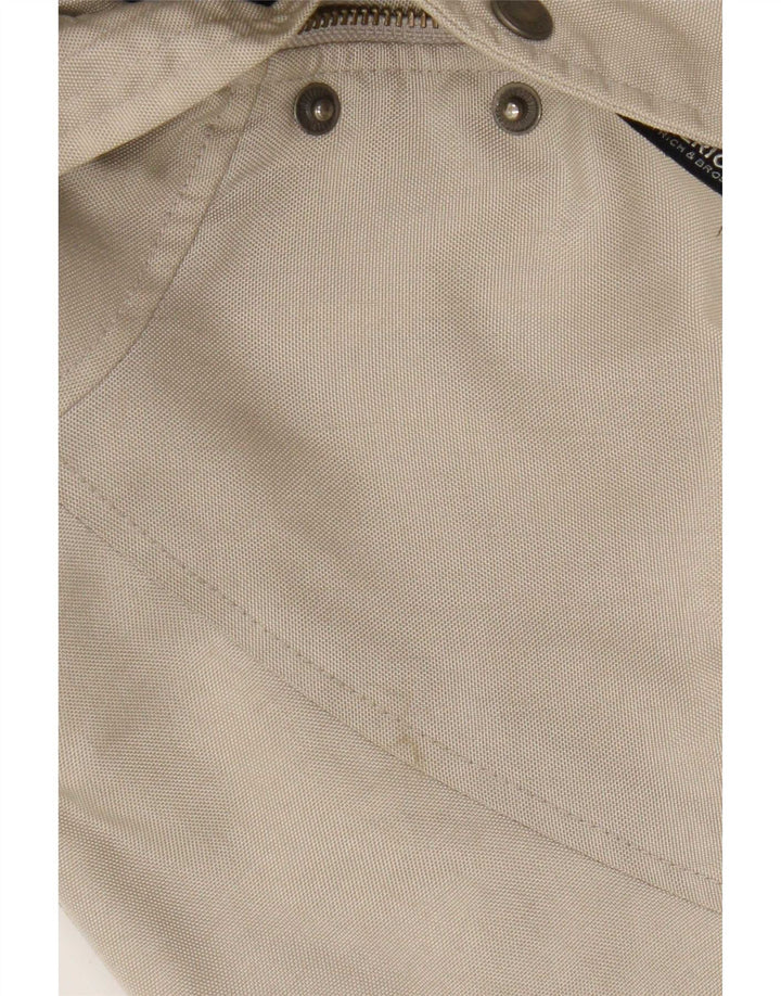 Bomber con cappuccio da uomo Woolrich UK 38 Nylon beige medio