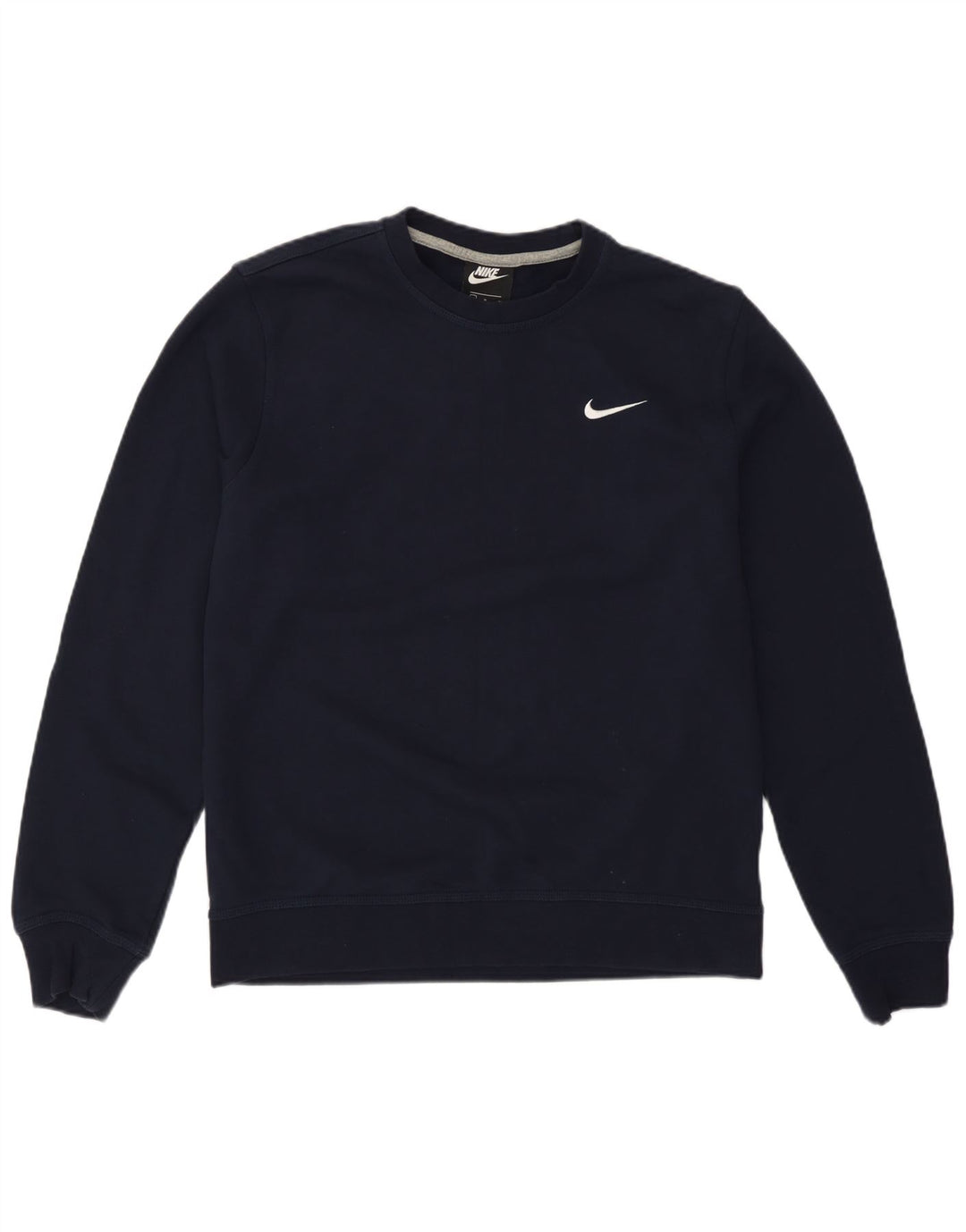 Felpa Nike da uomo in cotone medio blu navy