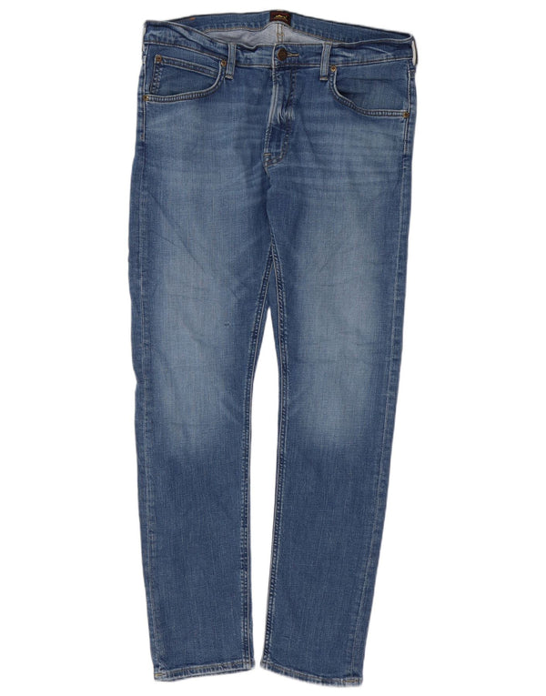 Jeans slim da uomo Lee W34 L32 cotone blu