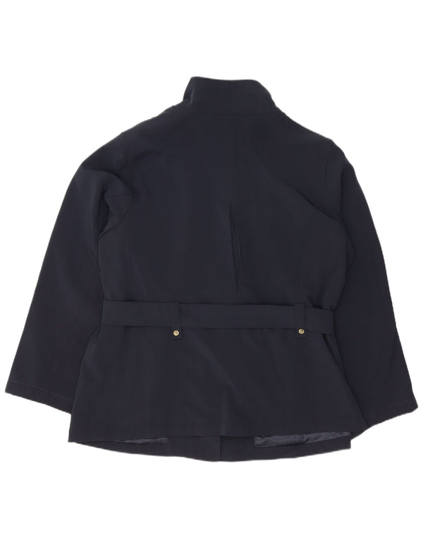 PERSONA Womens Utility Jacket UK 18 XL Navy Blue