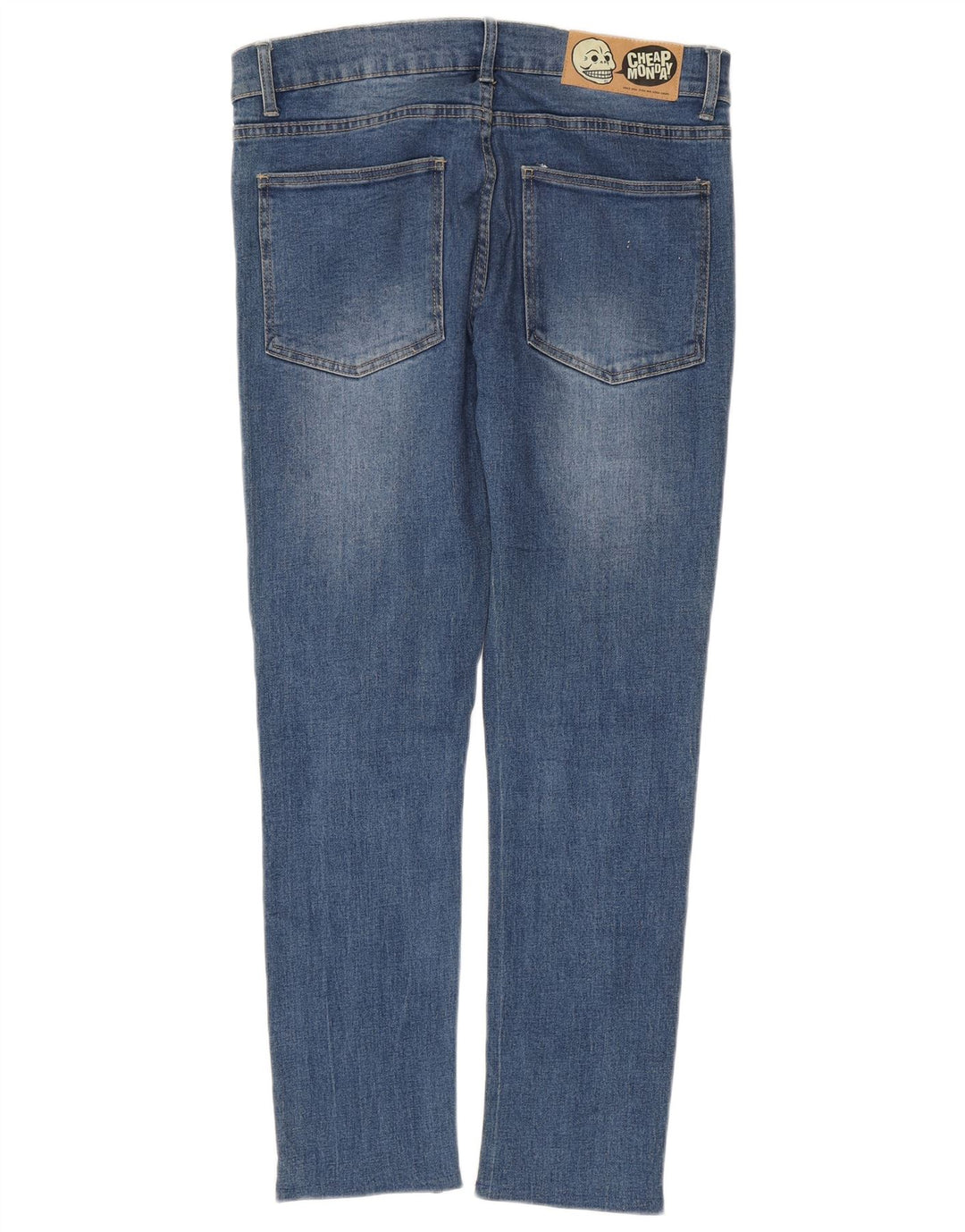 Jeans slim da uomo economici Monday W30 L29 cotone blu