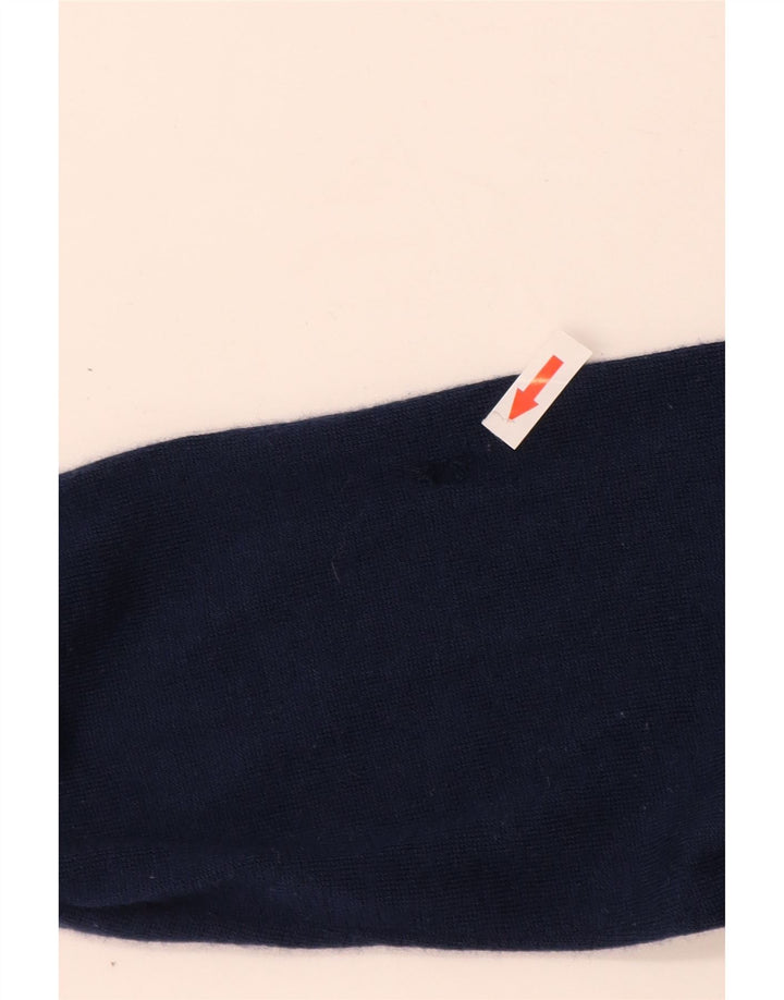 Maglione cardigan da donna Marks & Spencer UK 14 Lana merino medio blu navy