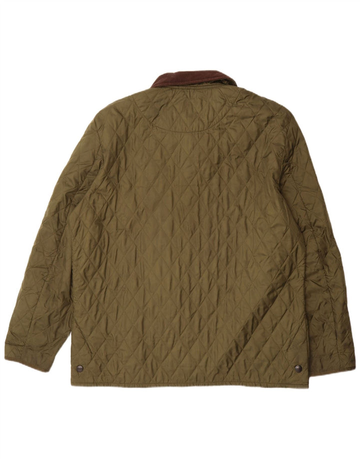 Giacca trapuntata da uomo Barbour UK 42 XL color kaki