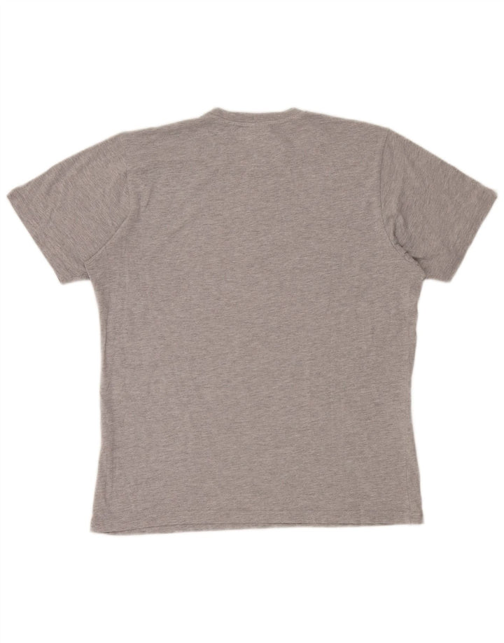 T-shirt grafica da uomo Helly Hansen Top XL in cotone grigio