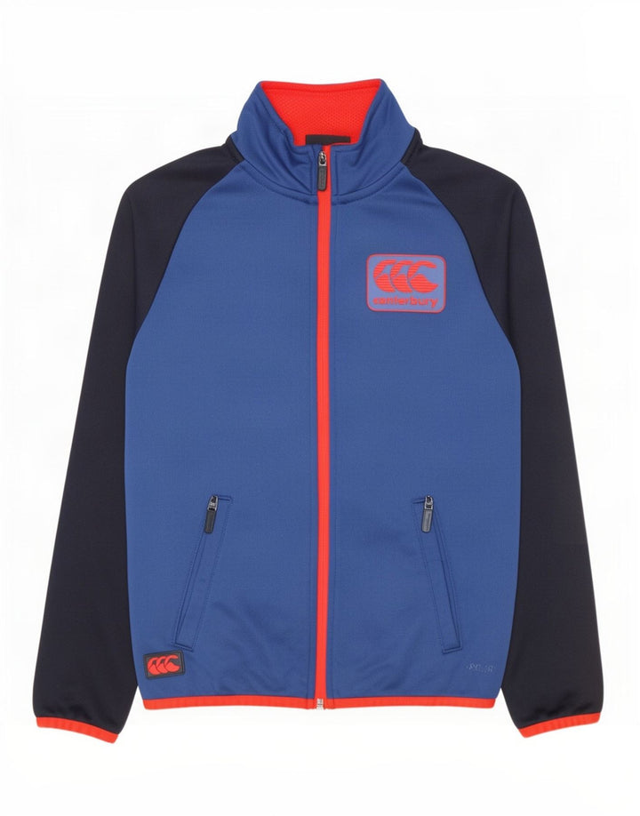 Giacca da tuta da ragazzo Canterbury 7-8 anni Blu Colourblock