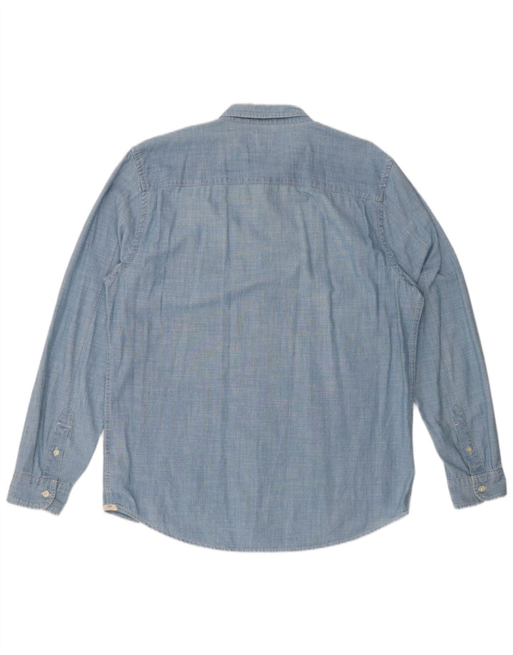 Camicia LEE da uomo vestibilità regolare XL in cotone blu