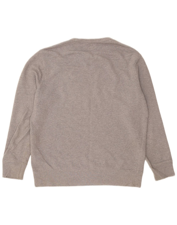 Felpa grafica da uomo Levi's in cotone grigio medio