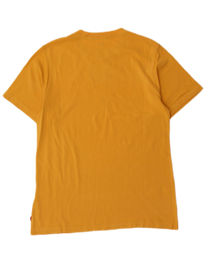 T-shirt grafica rilassata da uomo Levi's Top piccola in cotone giallo