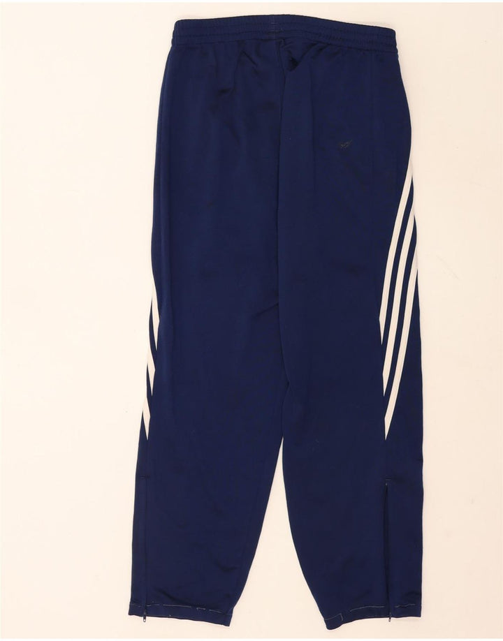 Pantaloni da tuta da uomo Adidas Small in poliestere blu navy